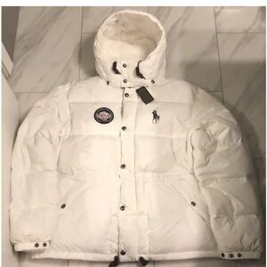 Ralph Lauren Ivory Puffer Jacket